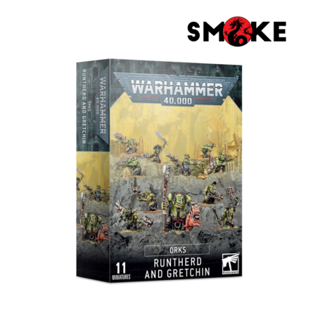 Warhammer 40k - Orks - Runtherd and Gretchin